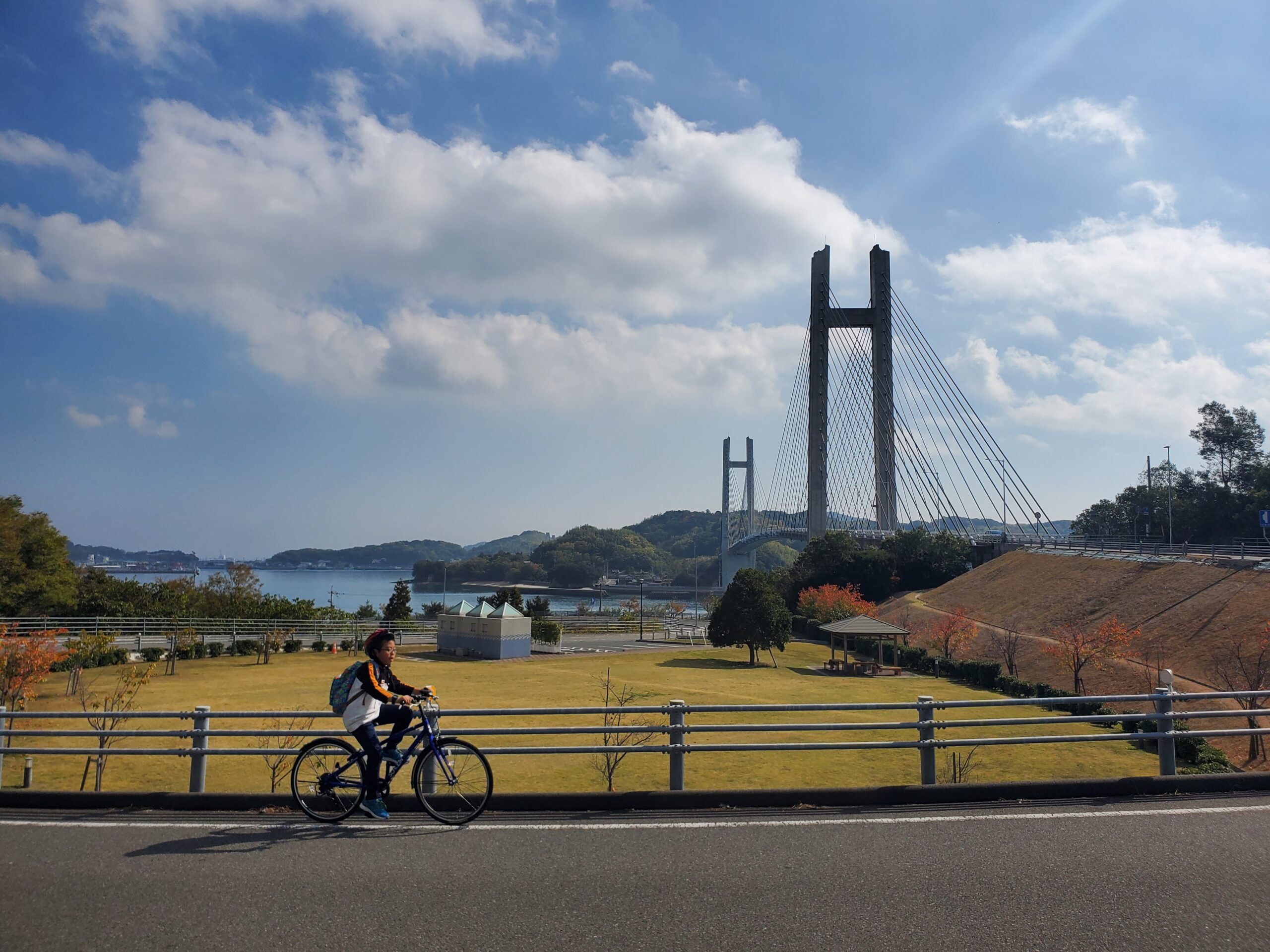 ⑨もうすぐで生名橋！