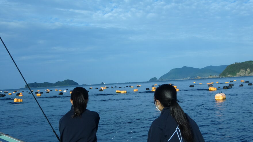 【えひめ・海の応援隊】深浦の養殖真鯛を見学に行ってきました。|南宇和高校