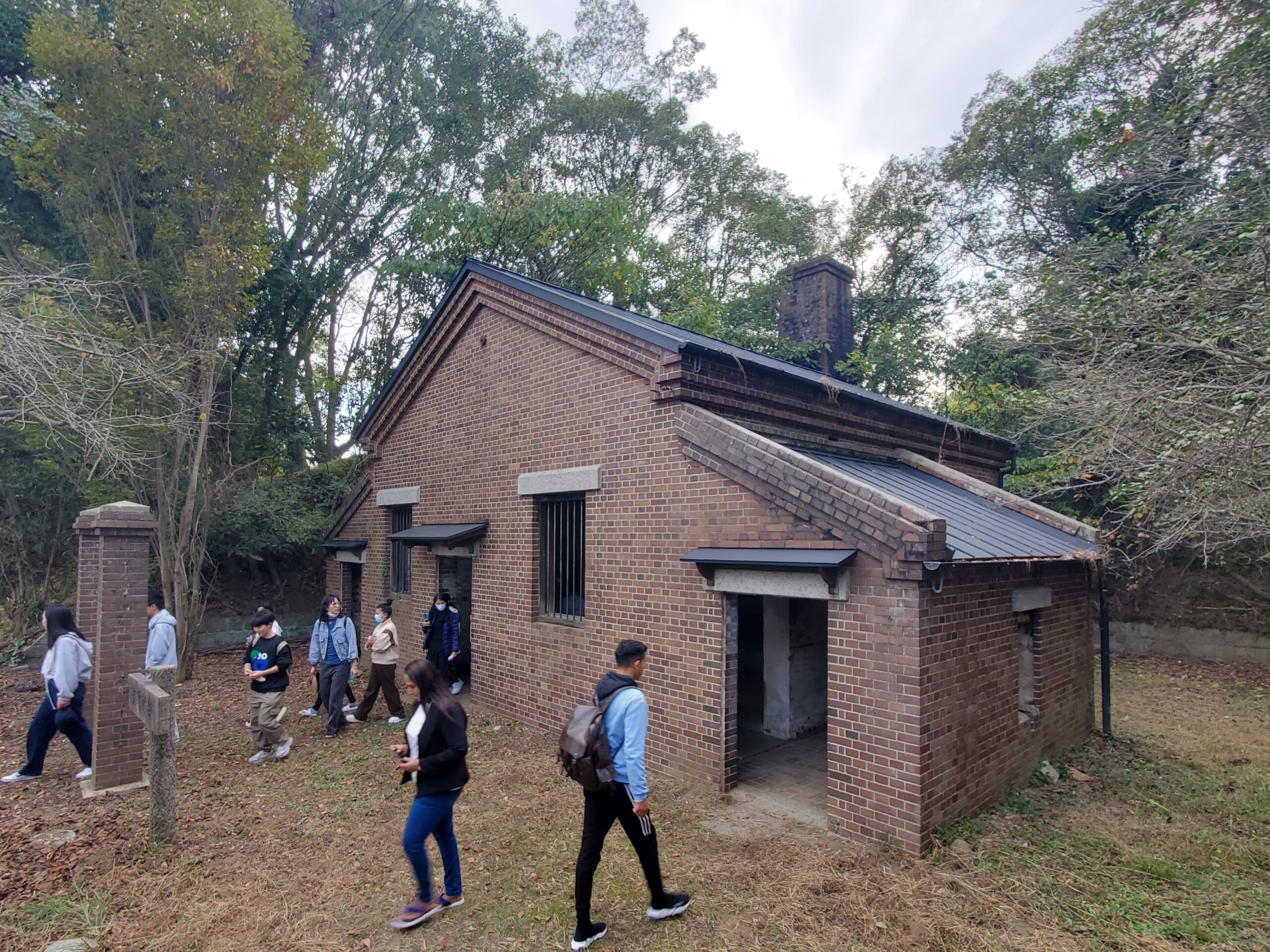 ②煉瓦造の火力発電所跡