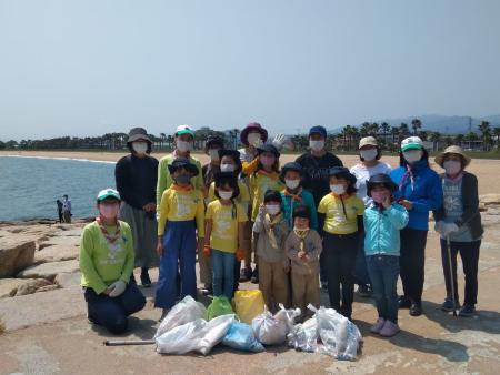 海岸清掃②