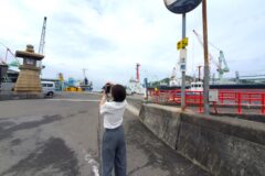 【灯台博士　大成さんによるコラム】灯台活用女子がやって来た！ ③波止浜港の石造灯明台